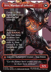 Clive, Ifrit's Dominant // Ifrit, Warden of Inferno (Borderless) (Surge Foil) [FINAL FANTASY] | Total Play