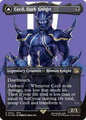 Cecil, Dark Knight // Cecil, Redeemed Paladin (Borderless) (Surge Foil) [FINAL FANTASY] | Total Play