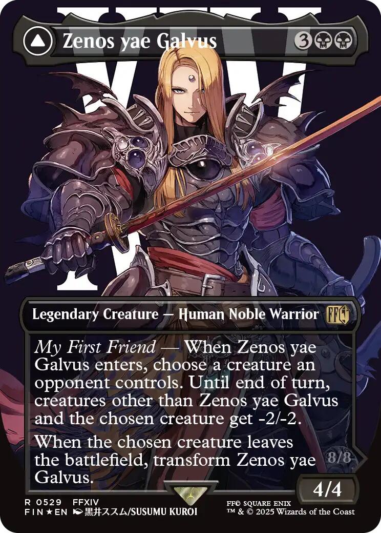 Zenos yae Galvus // Shinryu, Transcendent Rival (Borderless) (Surge Foil) [FINAL FANTASY] | Total Play