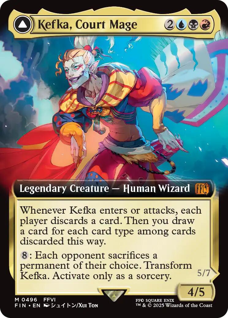 Kefka, Court Mage // Kefka, Ruler of Ruin (Extended Art) [FINAL FANTASY] | Total Play