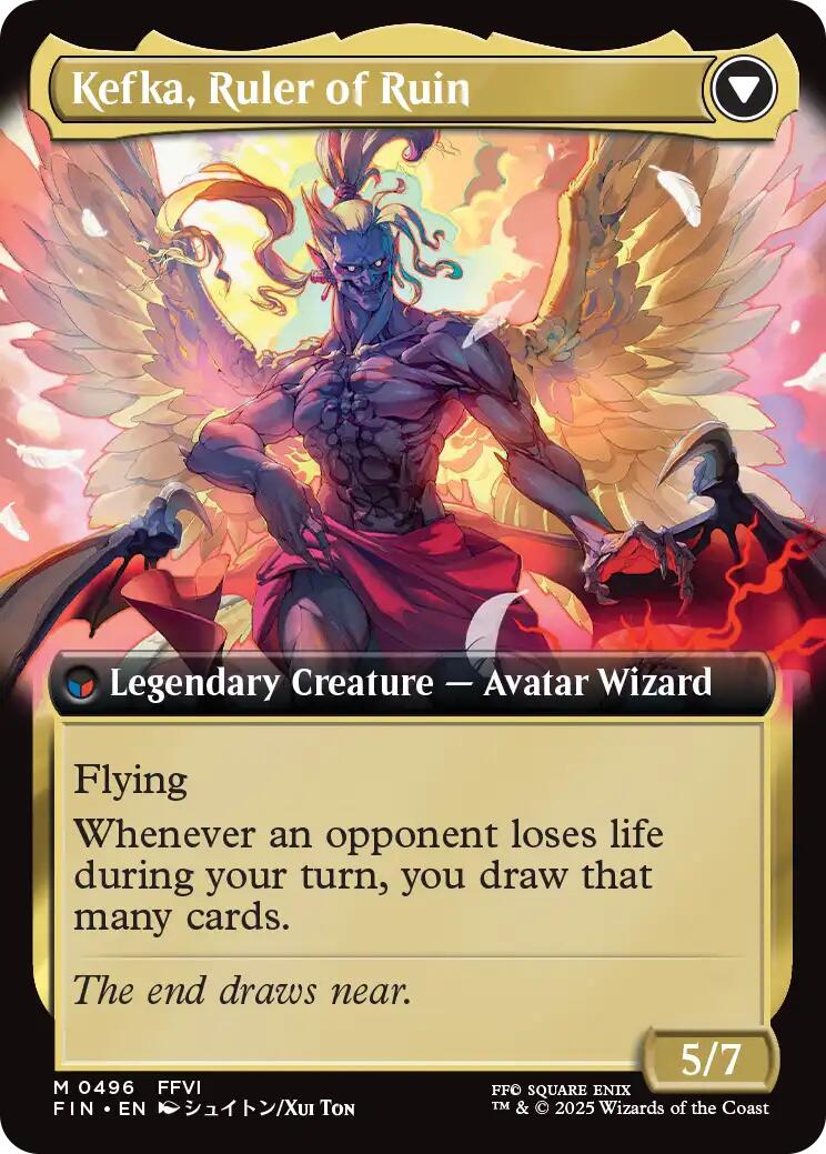 Kefka, Court Mage // Kefka, Ruler of Ruin (Extended Art) [FINAL FANTASY] | Total Play