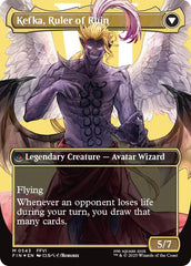 Kefka, Court Mage // Kefka, Ruler of Ruin (Borderless) (Surge Foil) [FINAL FANTASY] | Total Play