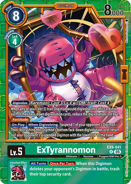 ExTyrannomon [EX9-041] [Versus Monsters] | Total Play