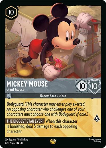 Mickey Mouse - Giant Mouse (199/204) [Reign of Jafar] | Total Play