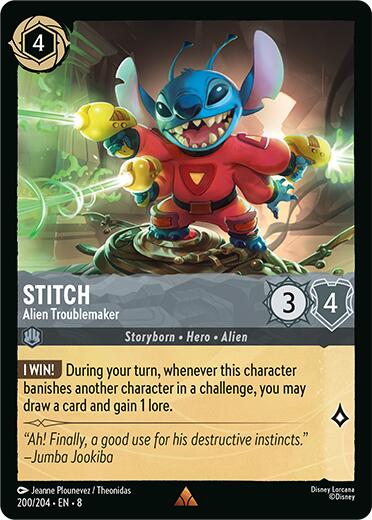 Stitch - Alien Troublemaker (200/204) [Reign of Jafar] | Total Play