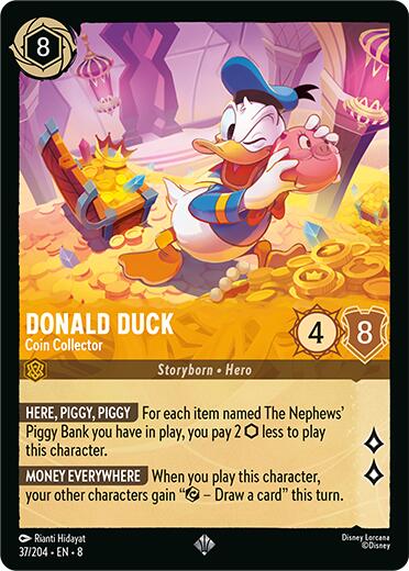 Donald Duck - Coin Collector (37/204) [Reign of Jafar] | Total Play