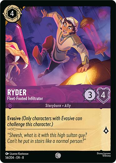 Ryder - Fleet-Footed Infiltrator (56/204) [Reign of Jafar] | Total Play
