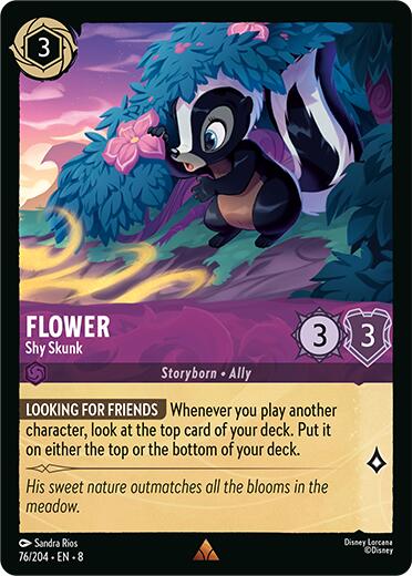 Flower - Shy Skunk (76/204) [Reign of Jafar] | Total Play