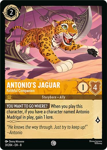 Antonio's Jaguar - Faithful Companion (31/204) [Reign of Jafar] | Total Play