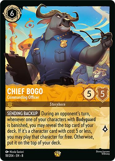 Chief Bogo - Commanding Officer (18/204) [Reign of Jafar] | Total Play