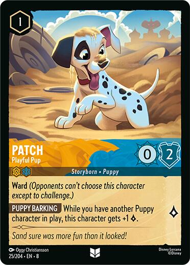 Patch - Playful Pup (25/204) [Reign of Jafar] | Total Play