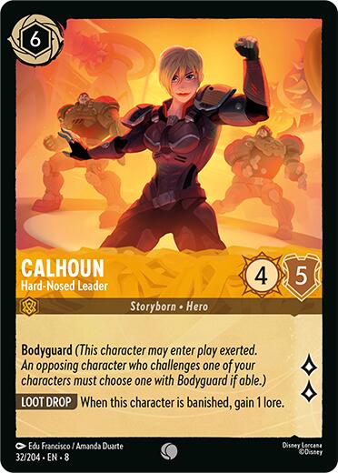 Calhoun - Hard-Nosed Leader (32/204) [Reign of Jafar] | Total Play