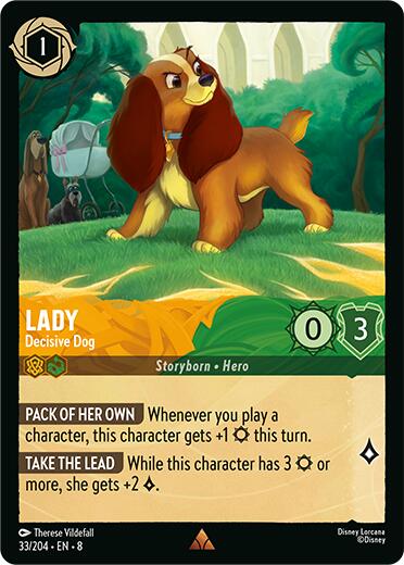 Lady - Decisive Dog (33/204) [Reign of Jafar] | Total Play