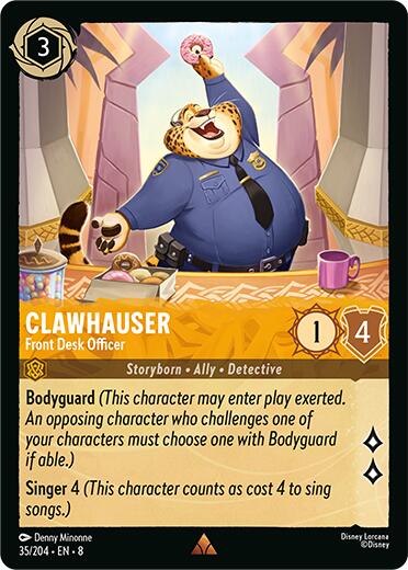 Clawhauser - Front Desk Officer (35/204) [Reign of Jafar] | Total Play