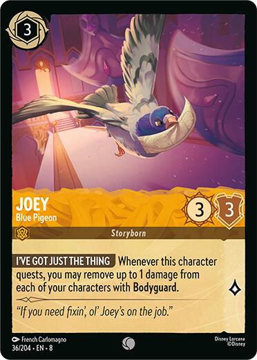 Joey - Blue Pigeon (36/204) [Reign of Jafar] | Total Play