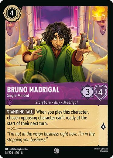 Bruno Madrigal - Single-Minded (51/204) [Reign of Jafar] | Total Play