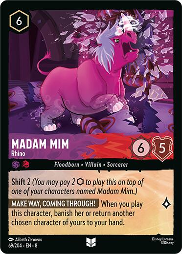 Madam Mim - Rhino (69/204) [Reign of Jafar] | Total Play