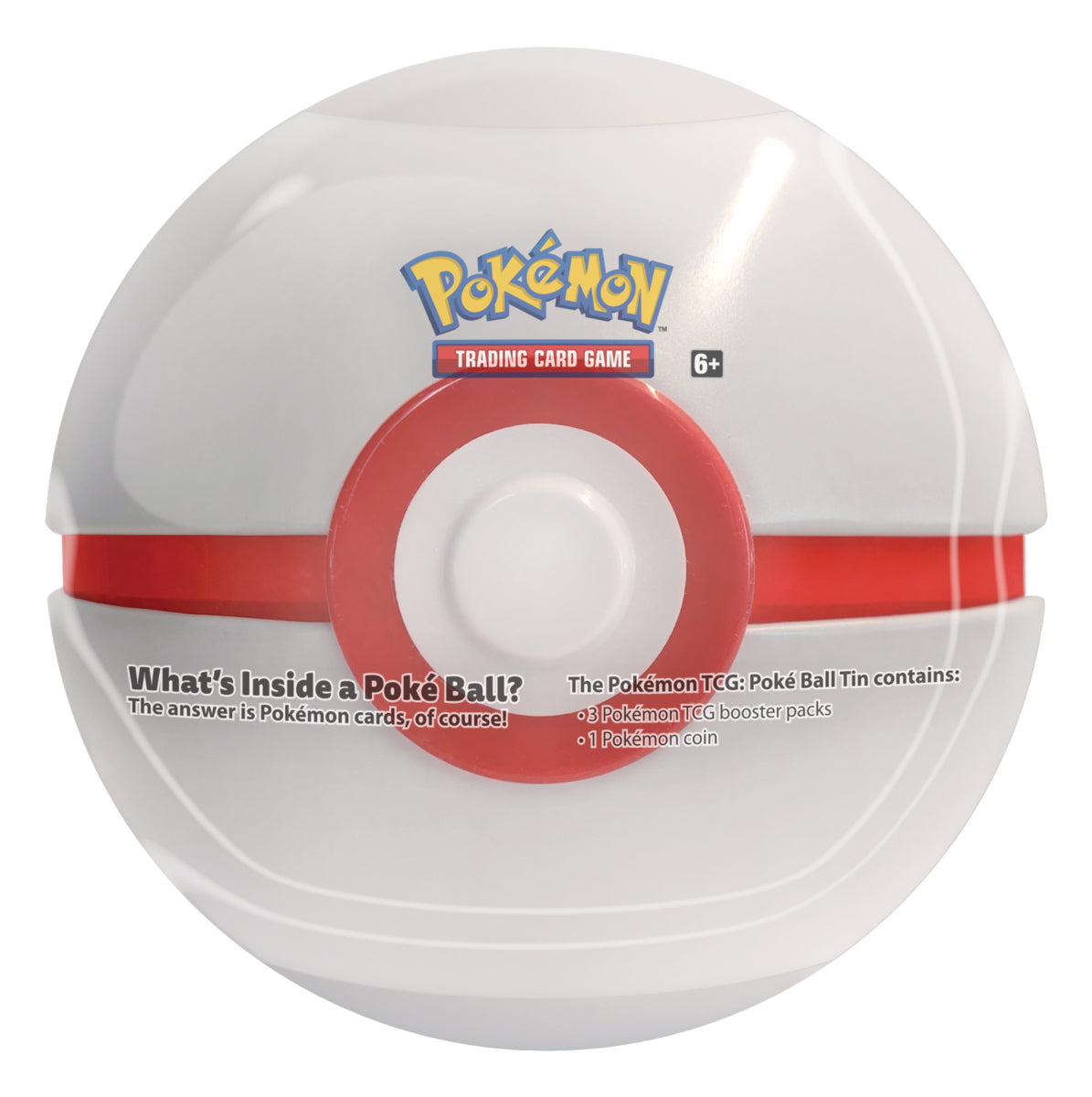 Poke Ball Tin (Premier Ball/Winter 2021) | Total Play