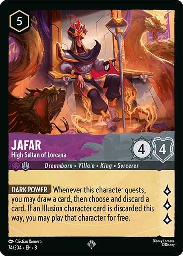 Jafar - High Sultan of Lorcana (74/204) [Reign of Jafar] | Total Play