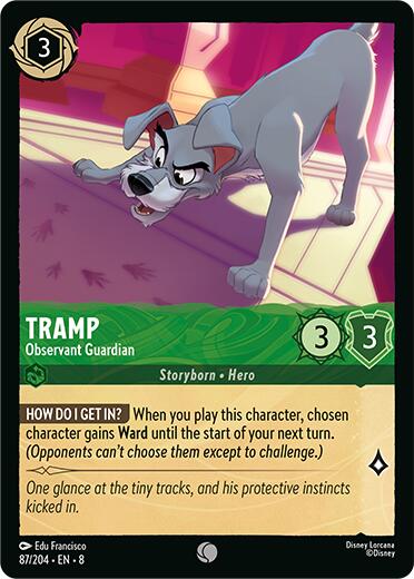 Tramp -Observant Guardian (87/204) [Reign of Jafar] | Total Play