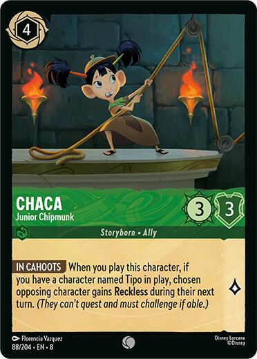 Chaca - Junior Chipmunk (88/204) [Reign of Jafar] | Total Play