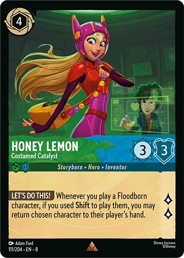 Honey Lemon - Costumed Catalyst (111/204) [Reign of Jafar] | Total Play
