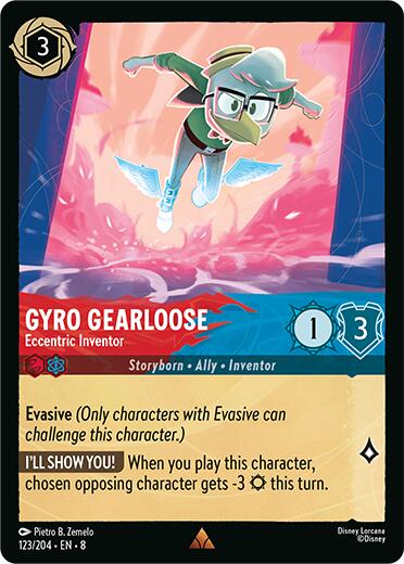 Gyro Gearloose - Eccentric Inventor (123/204) [Reign of Jafar] | Total Play
