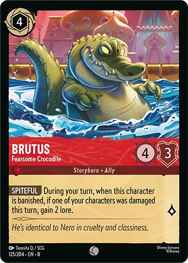 Brutus - Fearsome Crocodile (125/204) [Reign of Jafar] | Total Play