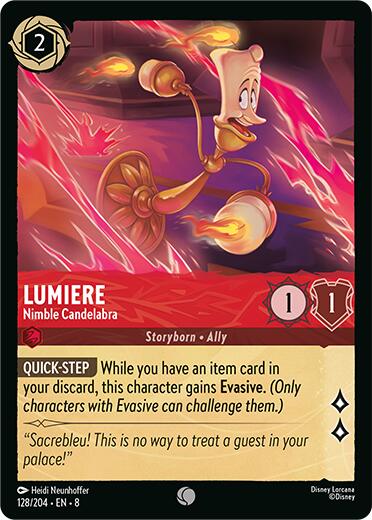 Lumiere - Nimble Candelabra (128/204) [Reign of Jafar] | Total Play