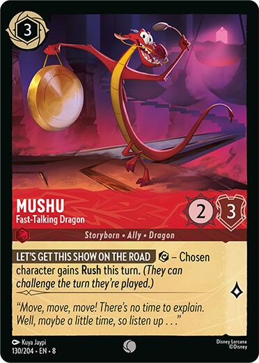 Mushu - Fast-Talking Dragon (130/204) [Reign of Jafar] | Total Play