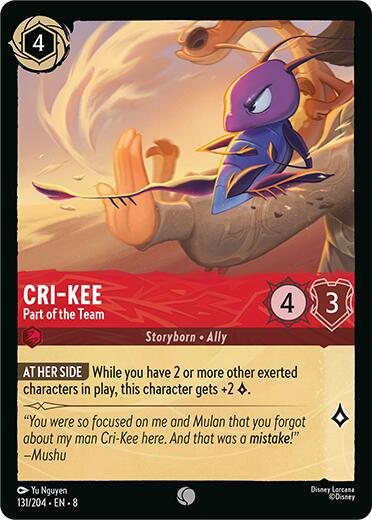 Cri-Kee - Part of the Team (131/204) [Reign of Jafar] | Total Play