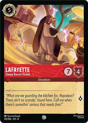 Lafayette - Sleepy Basset Hound (132/204) [Reign of Jafar] | Total Play