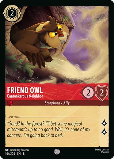 Friend Owl - Cantankerous Neighbor (144/204) [Reign of Jafar] | Total Play