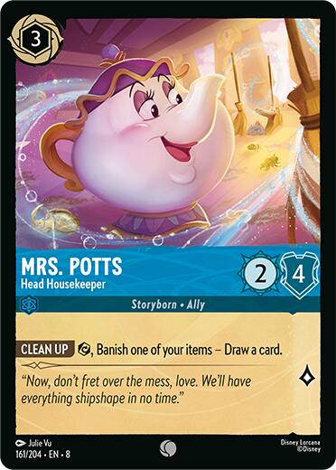 Mrs.Potts - Head Housekeeper (161/204) [Reign of Jafar] | Total Play