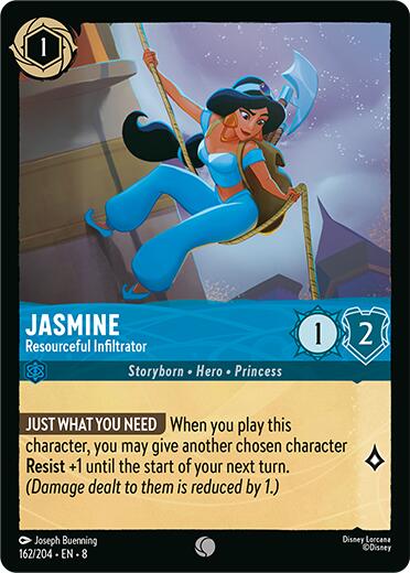 Jasmine - Resourceful Infiltrator (162/204) [Reign of Jafar] | Total Play