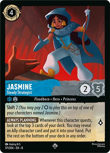 Jasmine - Steady Strategist (171/204) [Reign of Jafar] | Total Play