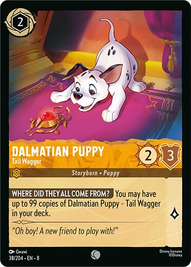 Dalmatian Puppy - Tail Wagger (38/204) [Reign of Jafar] | Total Play