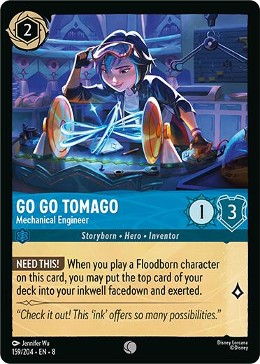 Go Go Tomago - Mechanical Engineer (159/204) [Reign of Jafar] | Total Play