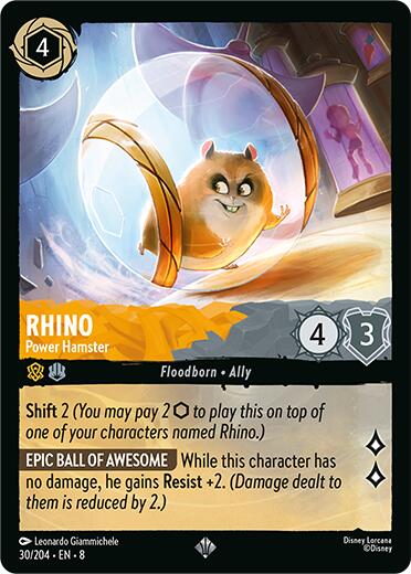 Rhino - Power Hamster (30/204) [Reign of Jafar] | Total Play