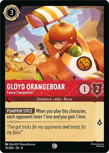 Gloyd Orangeboar - Fierce Competitor (121/204) [Reign of Jafar] | Total Play