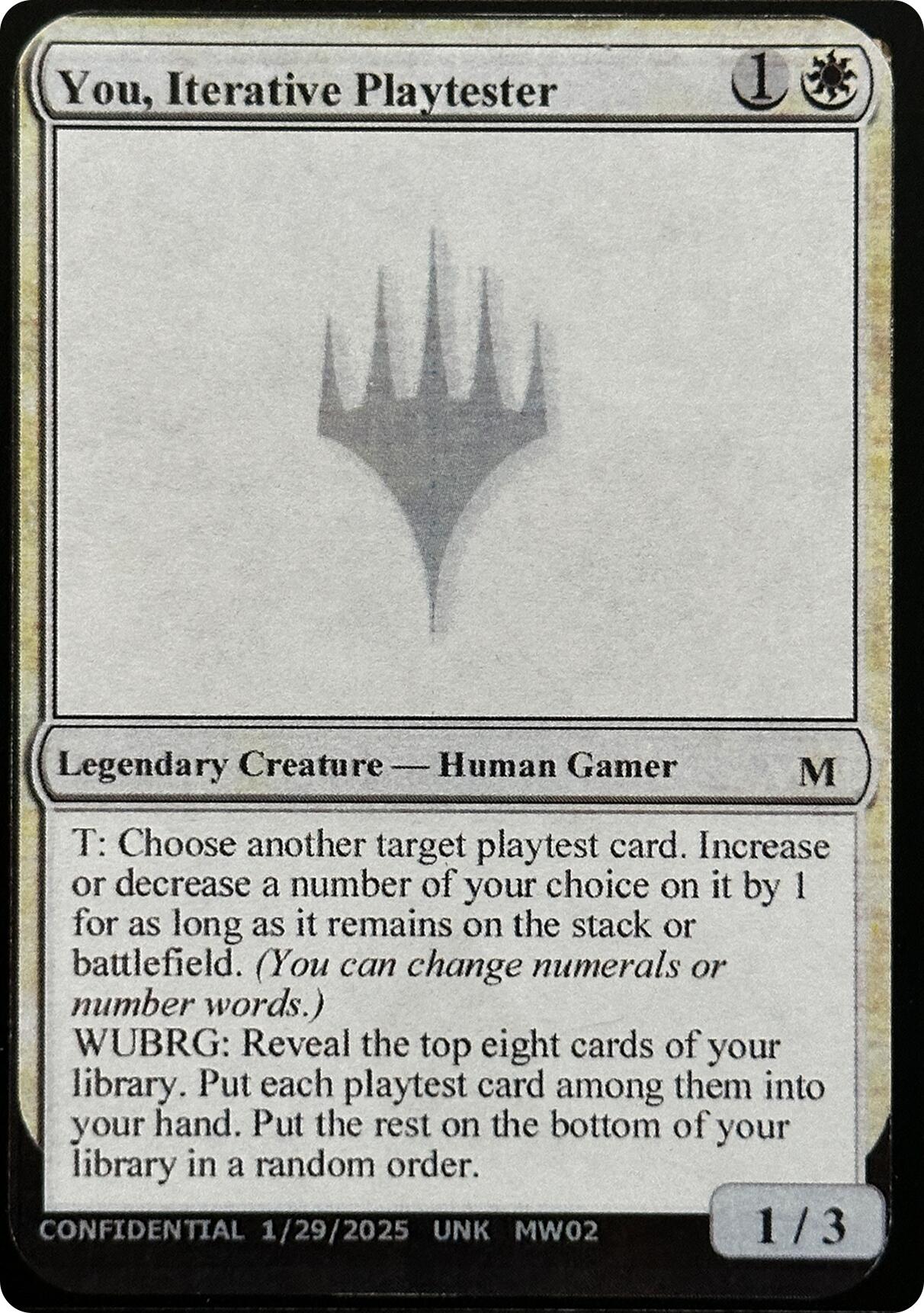 You, Iterative Playtester [Unknown Event] | Total Play