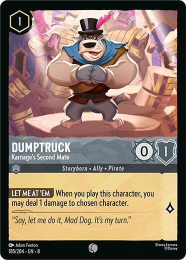 Dumptruck - Karage's Second Mate (185/204) [Reign of Jafar] | Total Play
