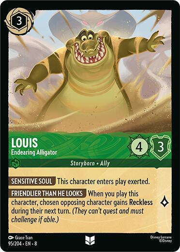 Louis - Endearing Alligator (95/204) [Reign of Jafar] | Total Play