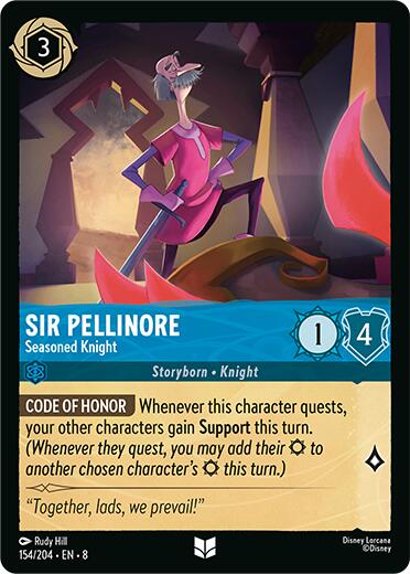 Sir Pellinore - Seasoned Knight (154/204) [Reign of Jafar] | Total Play