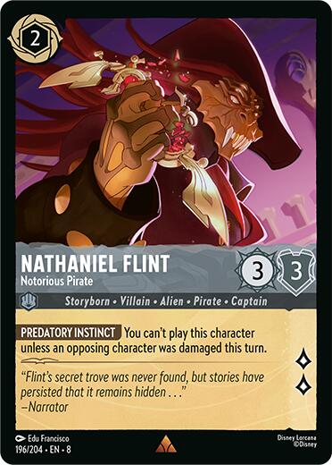 Nathaniel Flint - Notorious Pirate (196/204) [Reign of Jafar] | Total Play