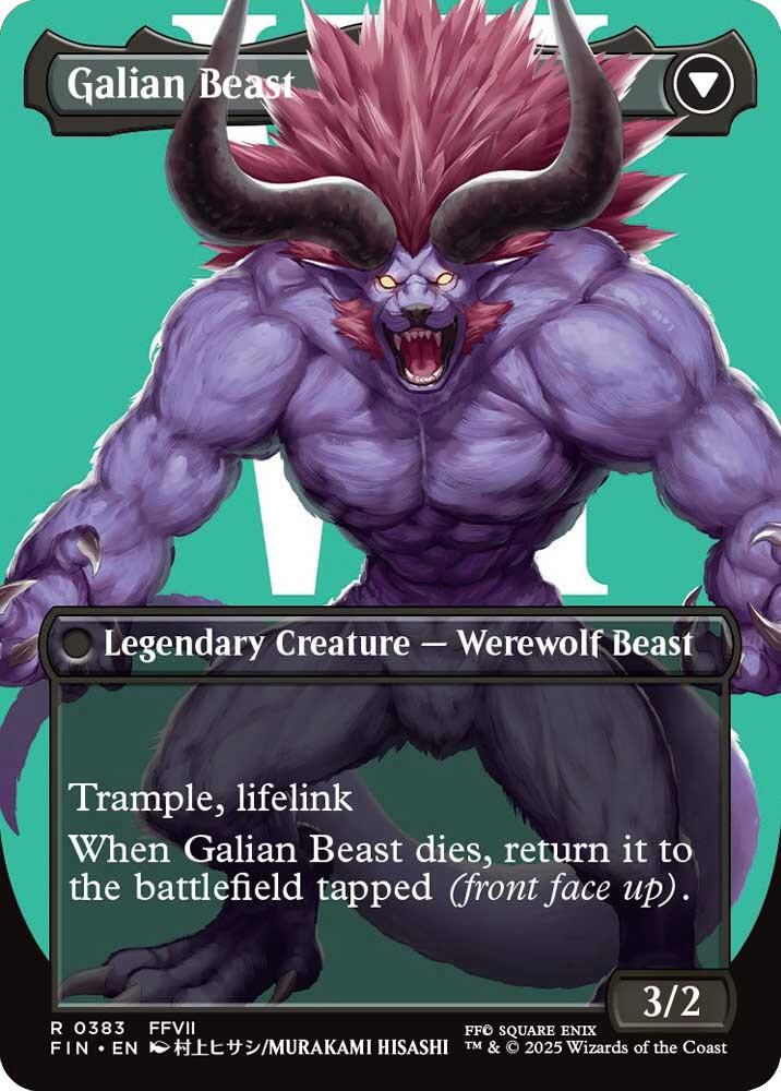Vincent Valentine // Galian Beast (Borderless) [FINAL FANTASY] | Total Play