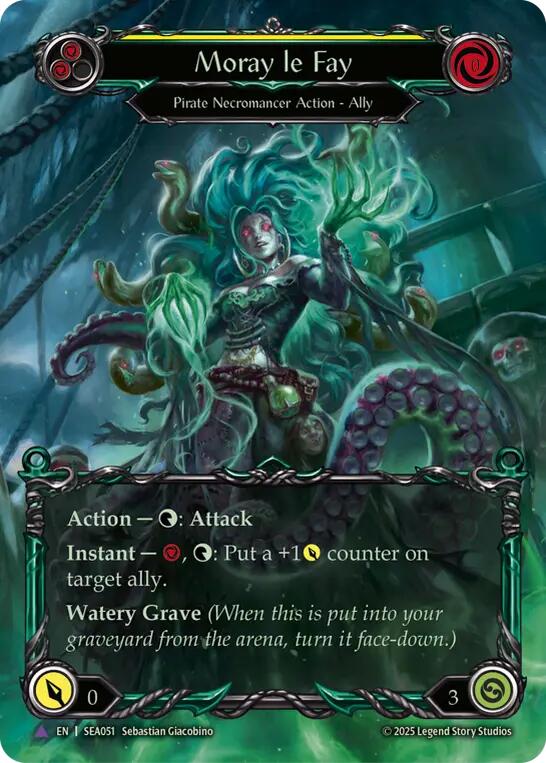 Moray le Fay (Marvel) [SEA051] (High Seas)  Cold Foil | Total Play