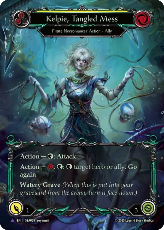 Kelpie, Tangled Mess (Marvel) [SEA059] (High Seas)  Cold Foil | Total Play