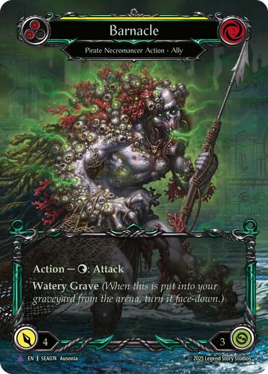 Barnacle (Marvel) [SEA074] (High Seas)  Cold Foil | Total Play