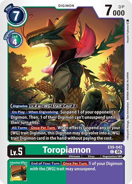 Toropiamon [EX9-042] [Versus Monsters] | Total Play